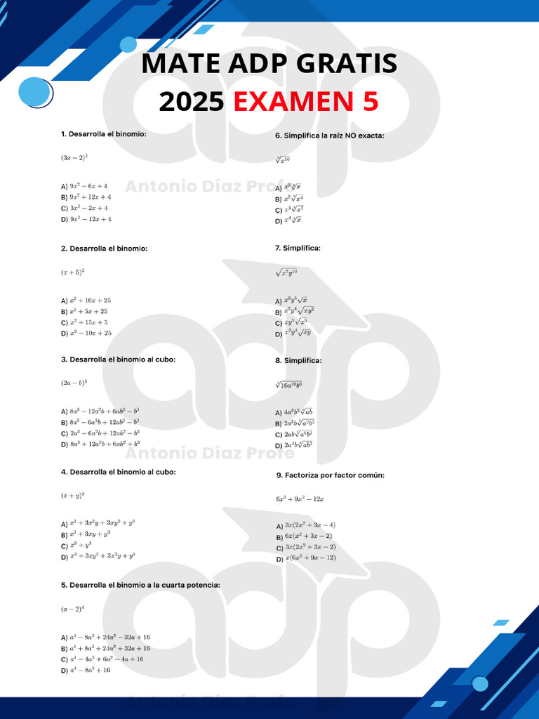 Examen 5 MDC | PDF