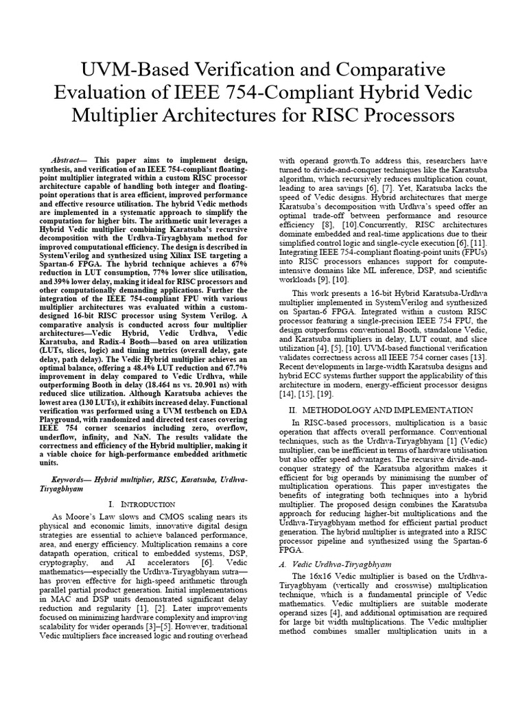 510 Submission | PDF | Field Programmable Gate Array | Digital Signal ...