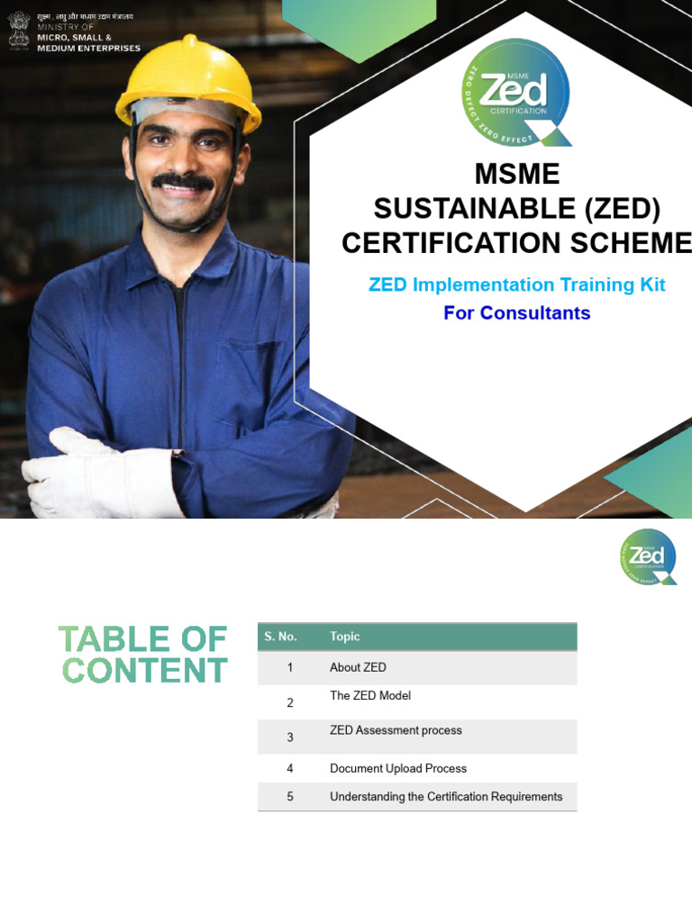 Consultants ZED Implementation Training Kit NDIE ZED Ver1 25 06 2025 ...