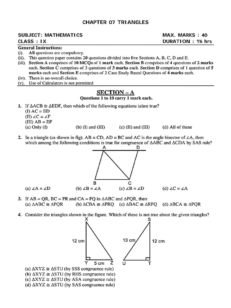 9 PP Triangles | PDF