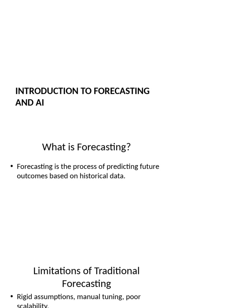 AI Forecasting Tools 2025 60 Slides | PDF | Forecasting | Artificial ...