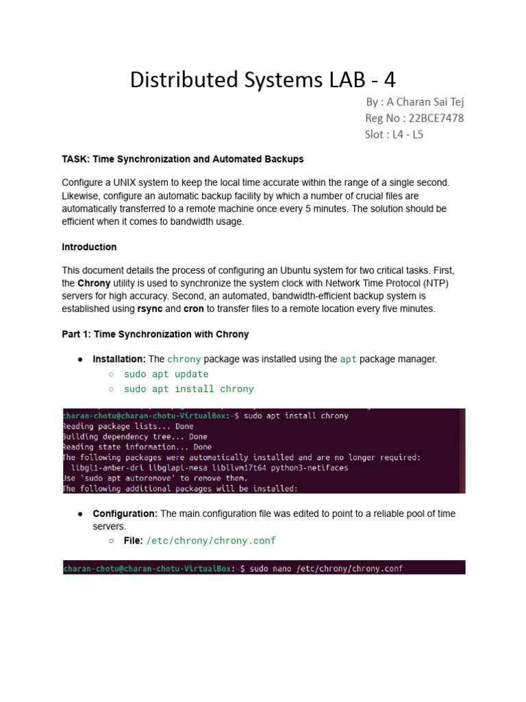Distributed Systems LAB - 4 | PDF | Secure Shell | Software