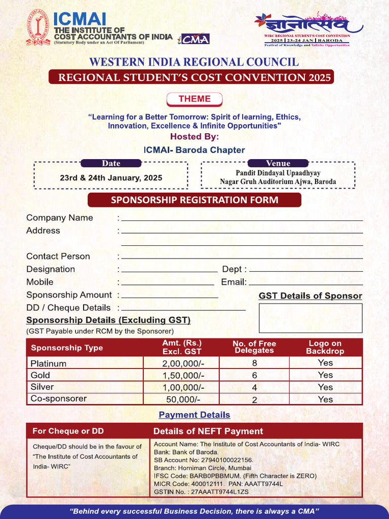Sponsorship Form | PDF