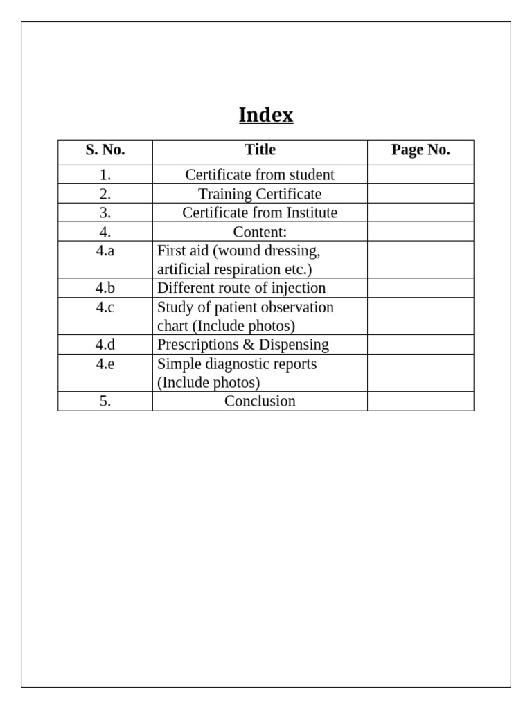 Certificates and Medical Training Overview | PDF