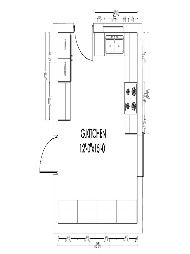 Kitchen Appliance Dimensions Guide | PDF
