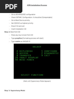ATM Installation Process
