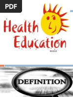 Health Education