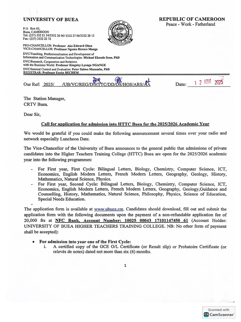 Call For Application 2025 | PDF