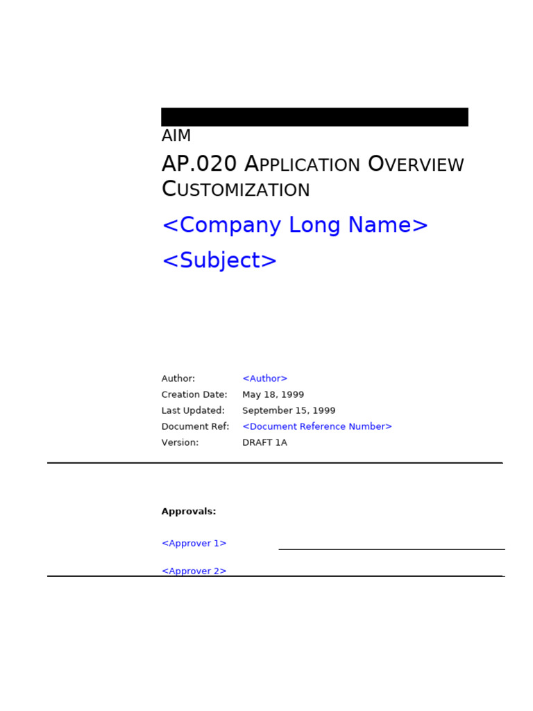 Application Overview Customization Guide | PDF | Sales | User (Computing)