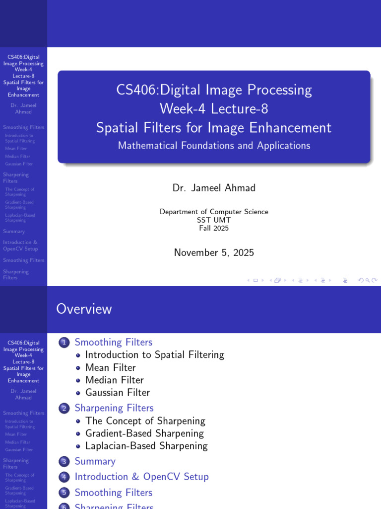 Spatial Filters for Image Enhancement | PDF | Applied Mathematics ...