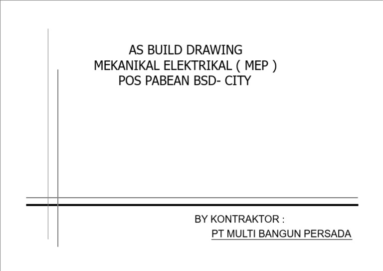 001-Kop Asbuild Drawing | PDF