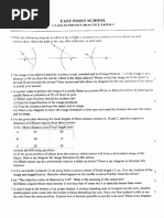 Light Reflection and Refraction Worksheet | PDF | Mirror | Applied And ...