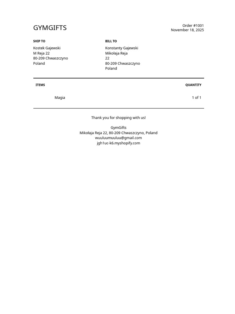 Packing Slip 1001 20251118T225117Z PDF | PDF