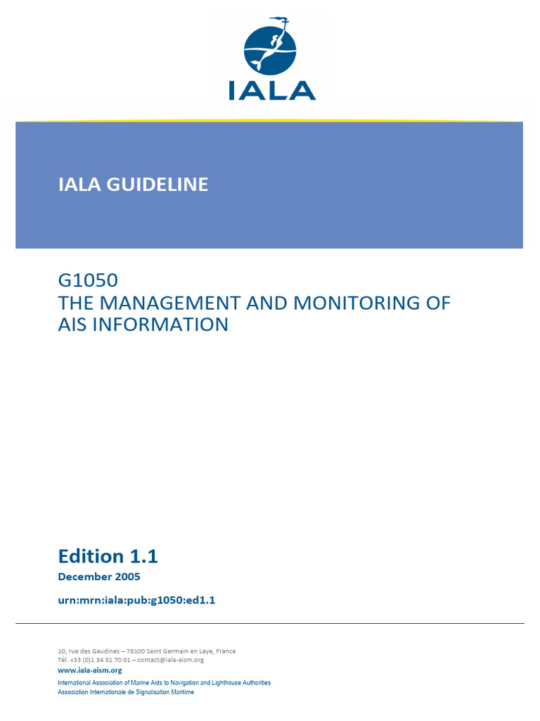 G1050 Ed1.1 Management and Monitoring of AIS Information December 2005 ...