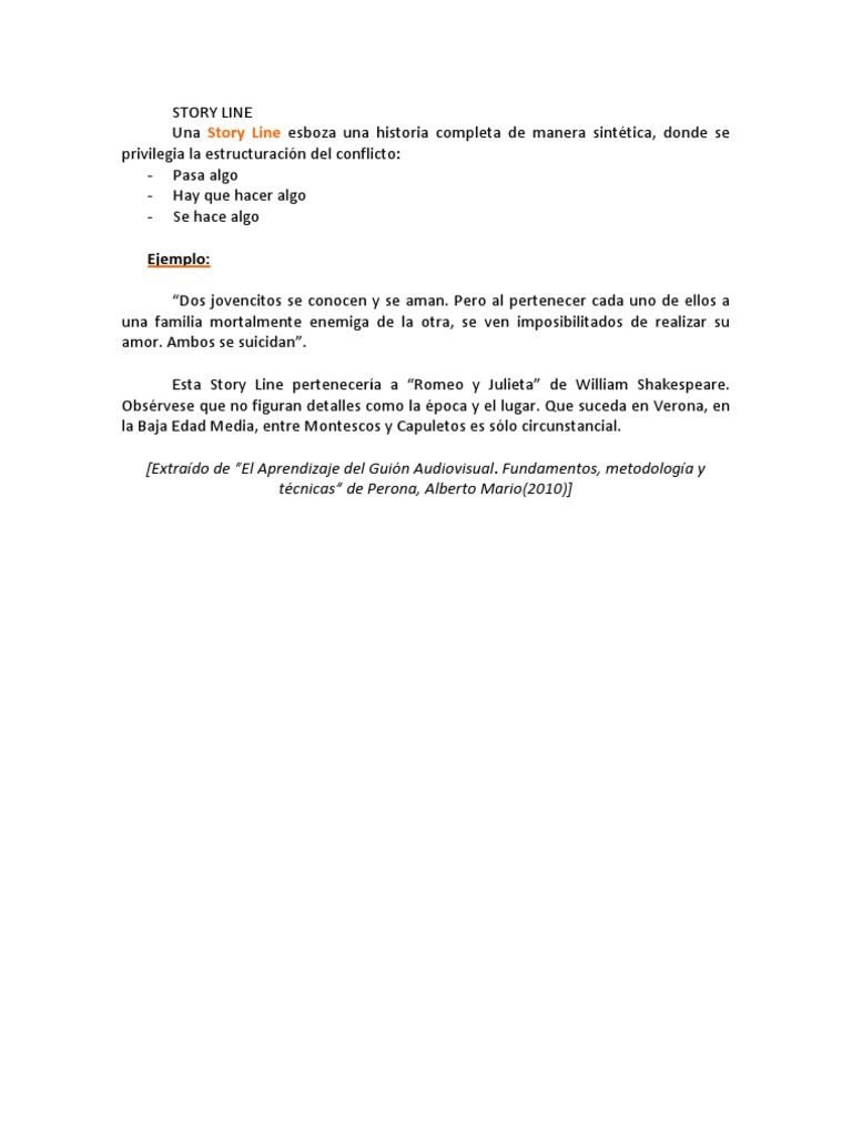 Storyline Pdf