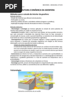 3 - ESTRUTURA E DINÂMICA DA GEOSFERA
