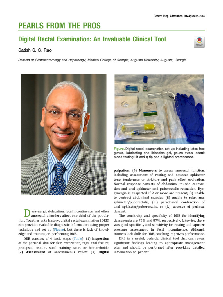 Digital Rectal Examination Guide | PDF | Rectum | Hemorrhoid