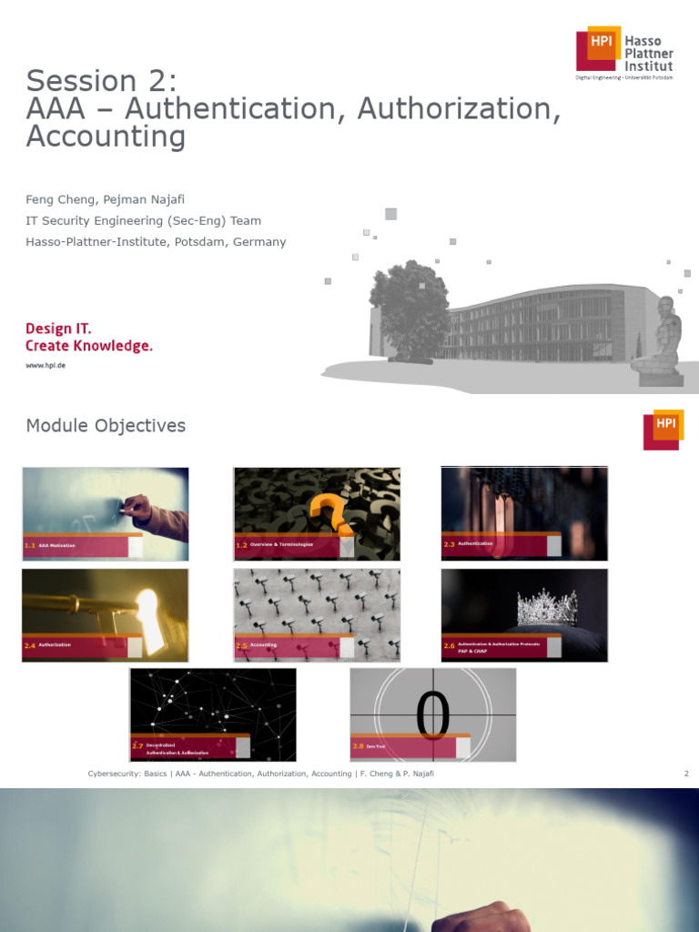 Understanding AAA in Cybersecurity | PDF | Password | Computer Access ...