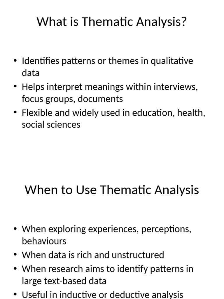 Thematic Analysis: A Step-by-Step Guide | PDF