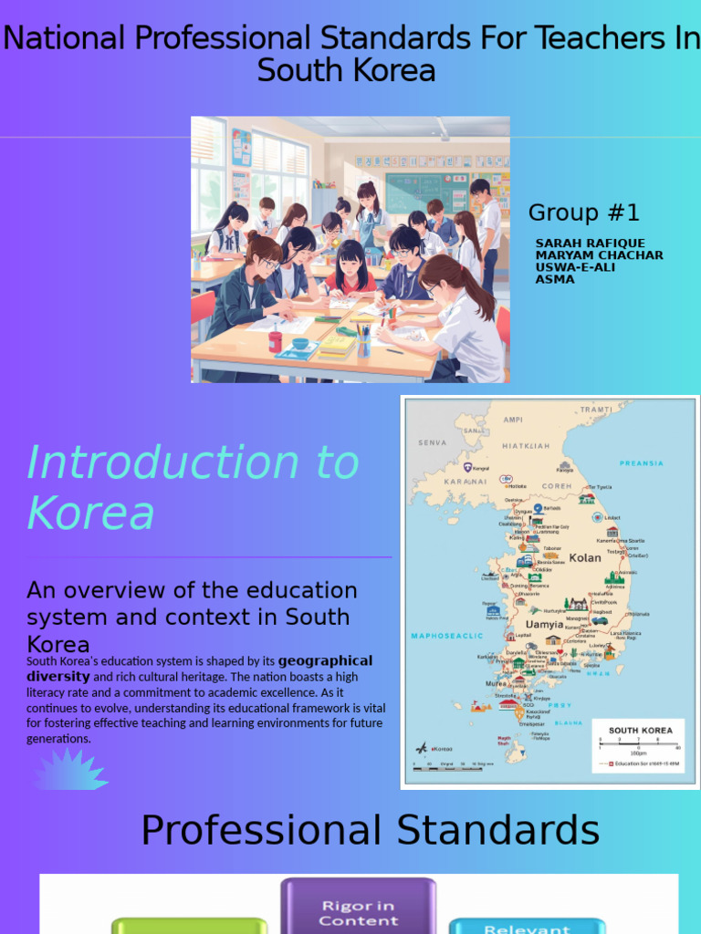 South Korea Teacher Standards Overview | PDF | Teachers | Pedagogy
