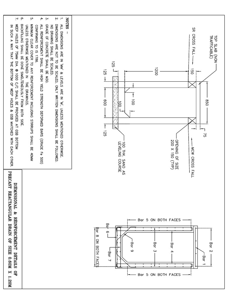 Rectangular Drain Drawing 02.07.2012 | PDF