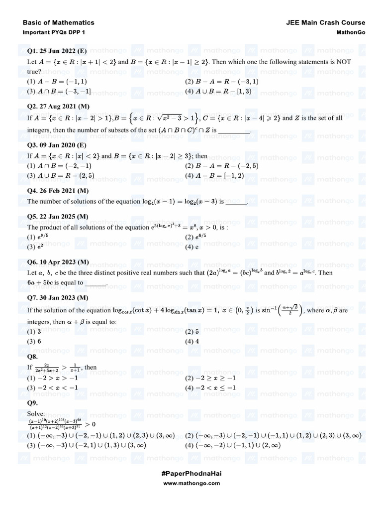 BM 1 | PDF