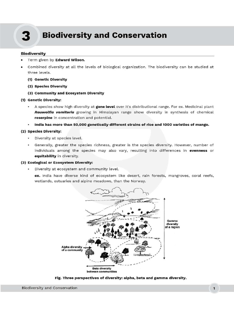 Biodiversity & Conservation | PDF