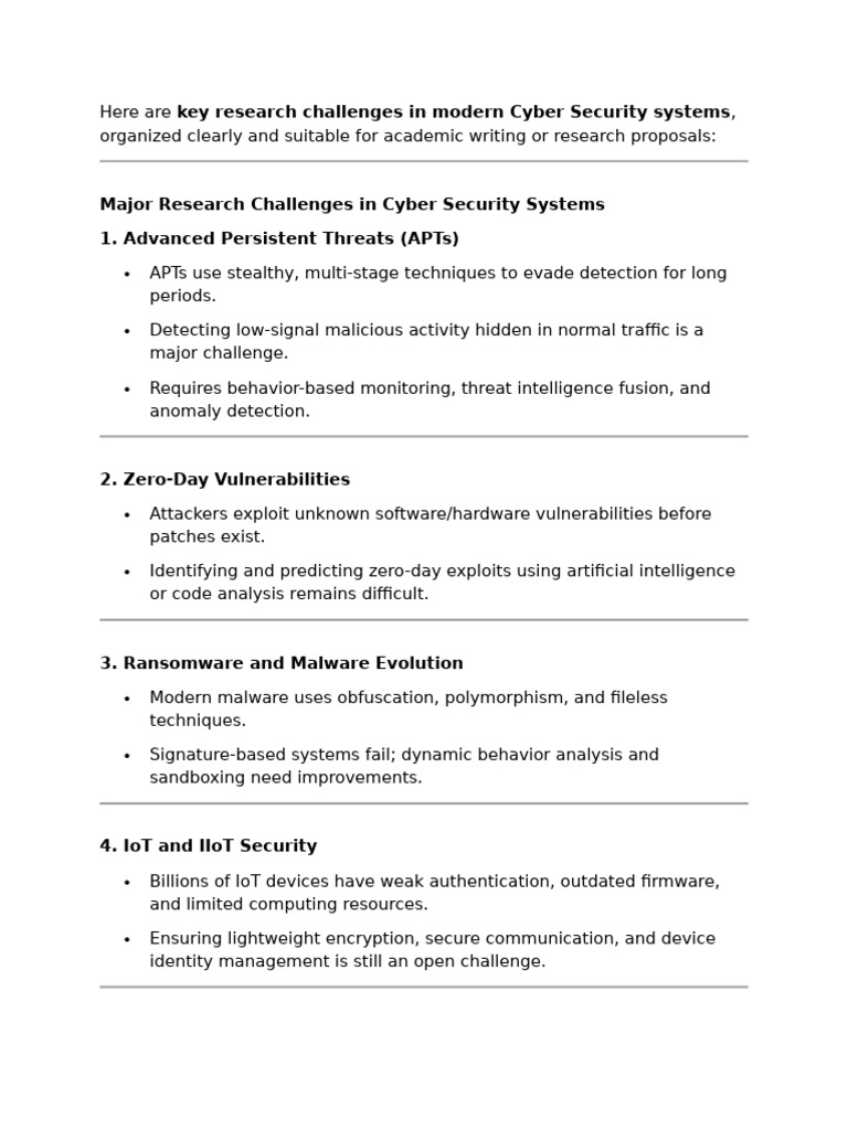 Key Cyber Security Research Challenges | PDF | Security | Computer Security