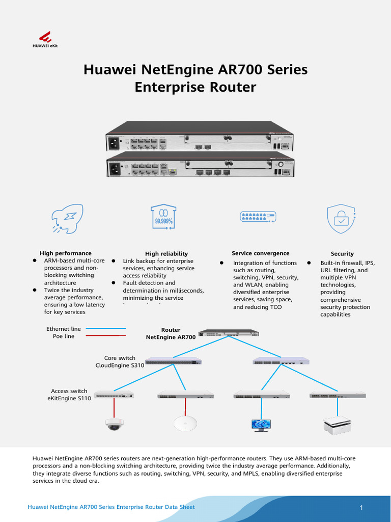 Huawei NetEngine AR700 Router Overview | PDF | Router (Computing ...