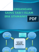 Sains Tabi'i Islam Era Uthmaniyyah