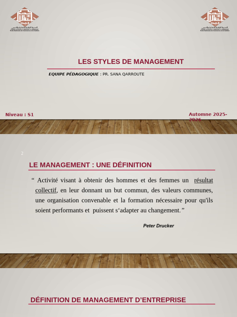 Styles de Management : Guide Complet | PDF | Motivation | Motivant