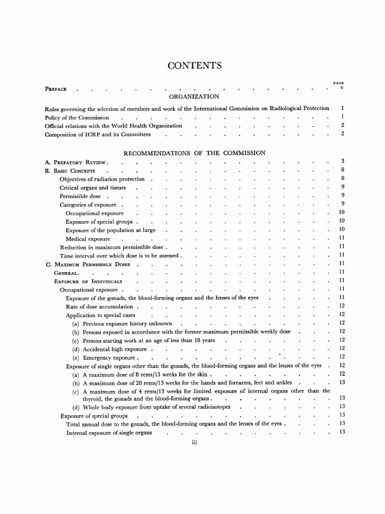 ICRP Recommendations on Radiation Protection | PDF | Absorbed Dose ...