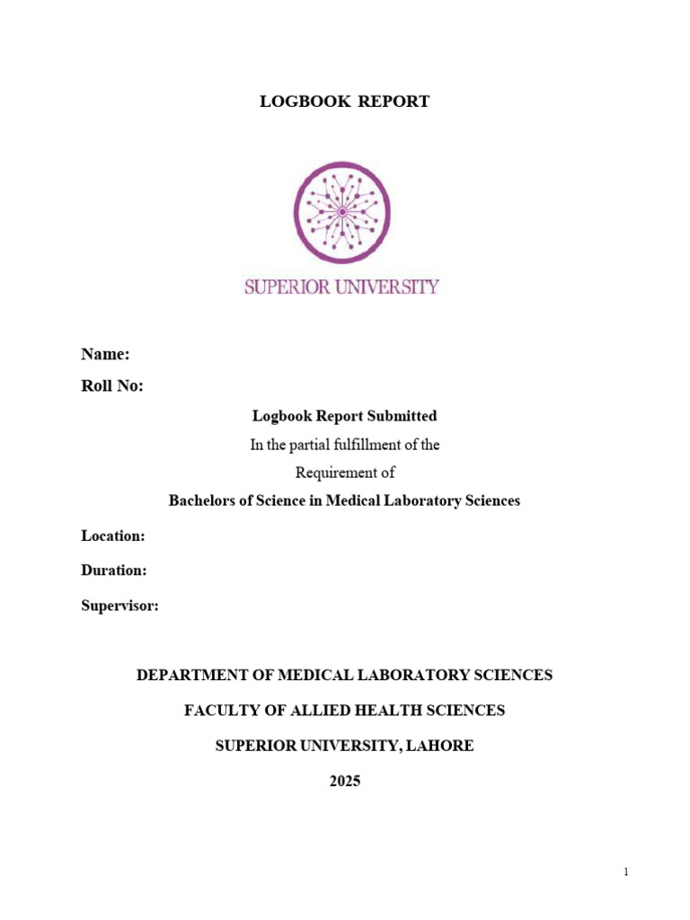 Microbiology Log Book 1 | PDF | Microbiology