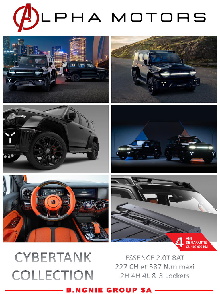 Caractéristiques techniques des SUV 4x4 | PDF
