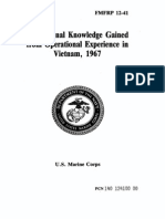 FMFRP 12-41 Professional Knowledge Gained From Operational Experience in Vietnam, 1967