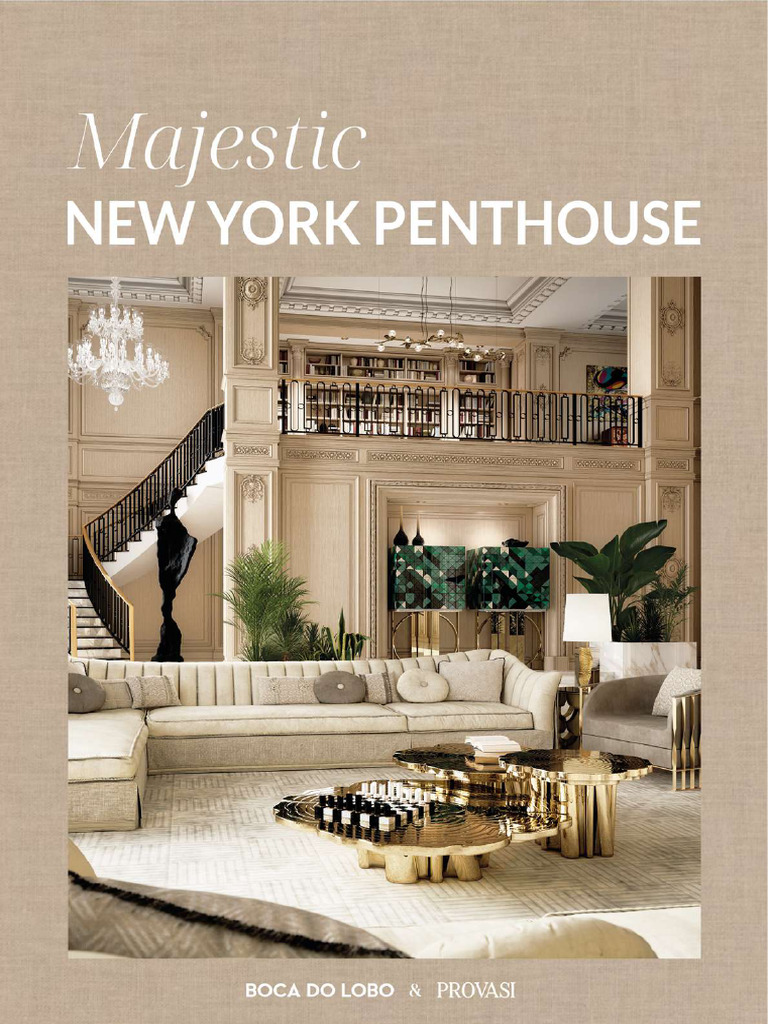 Image showcasing Majestic New York Penthouse Provasi BL | PDF | Interior Design | The Arts