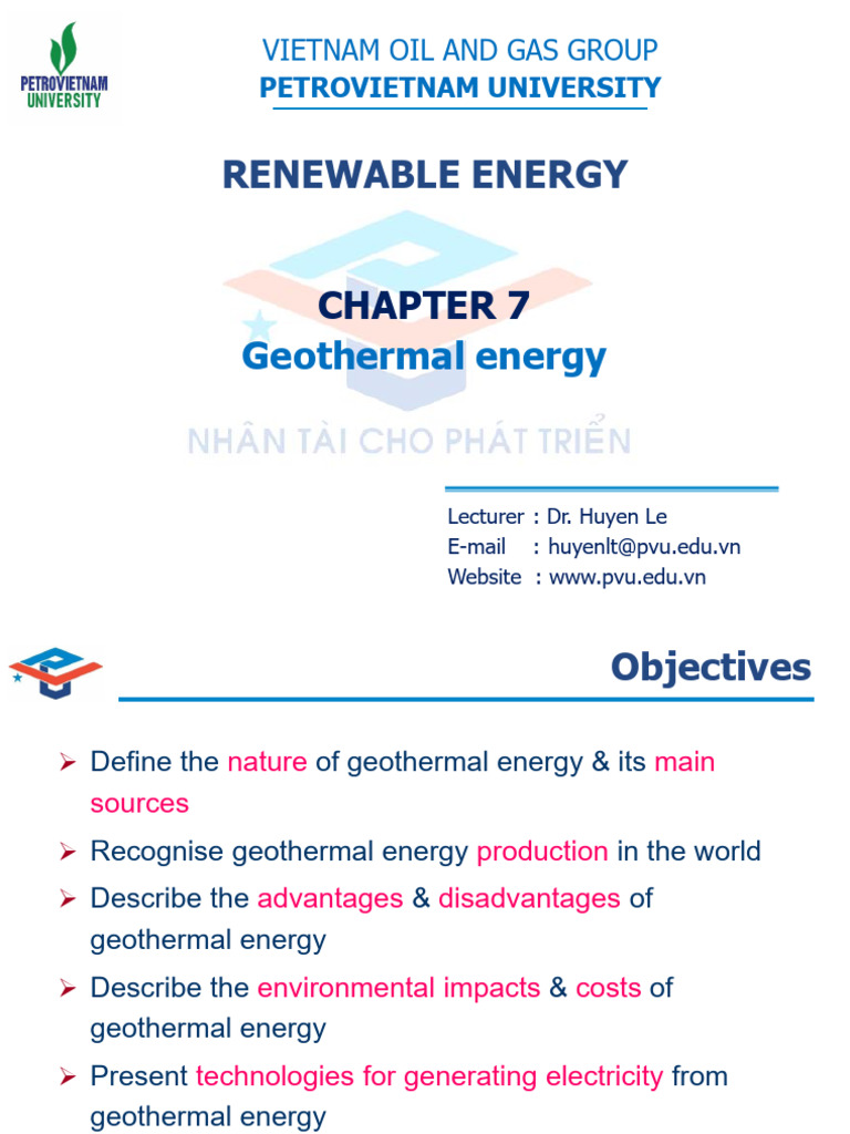 Geothermal Energy Overview and Technologies | PDF | Geothermal Energy ...