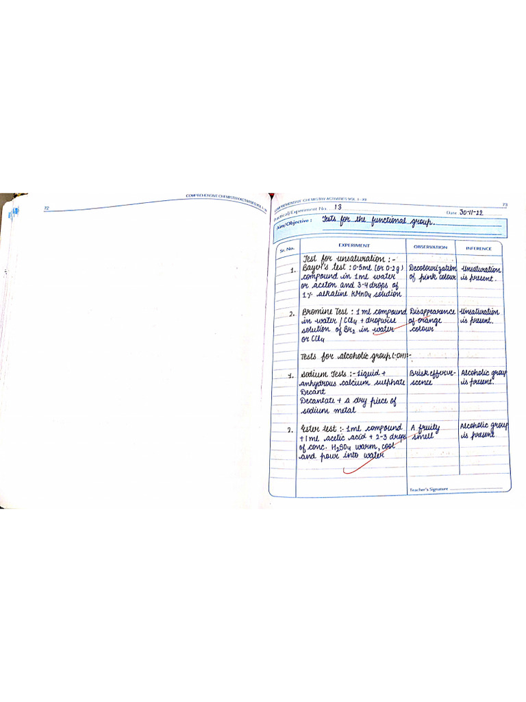 Chemistry Practical File Part 2 | PDF