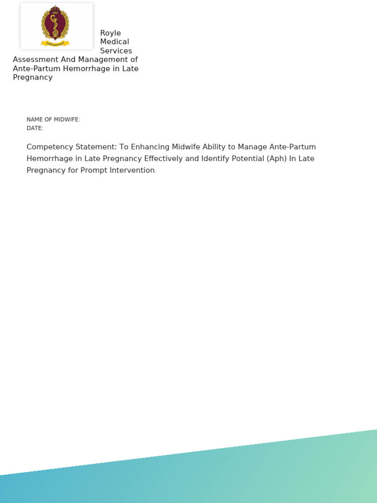 Royle Medical Services | PDF
