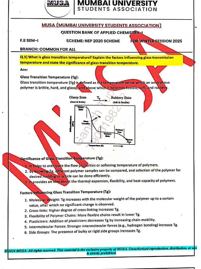 chem QB ans | PDF
