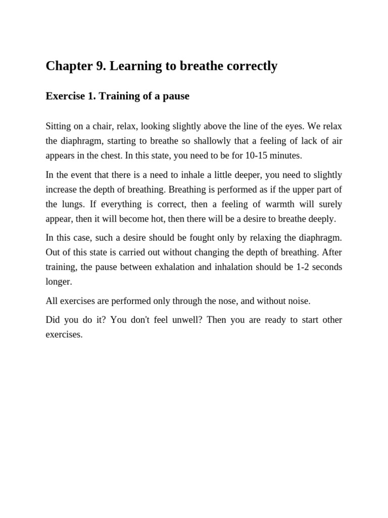 02#buteyko Breathing Method | PDF | Breathing | Lung