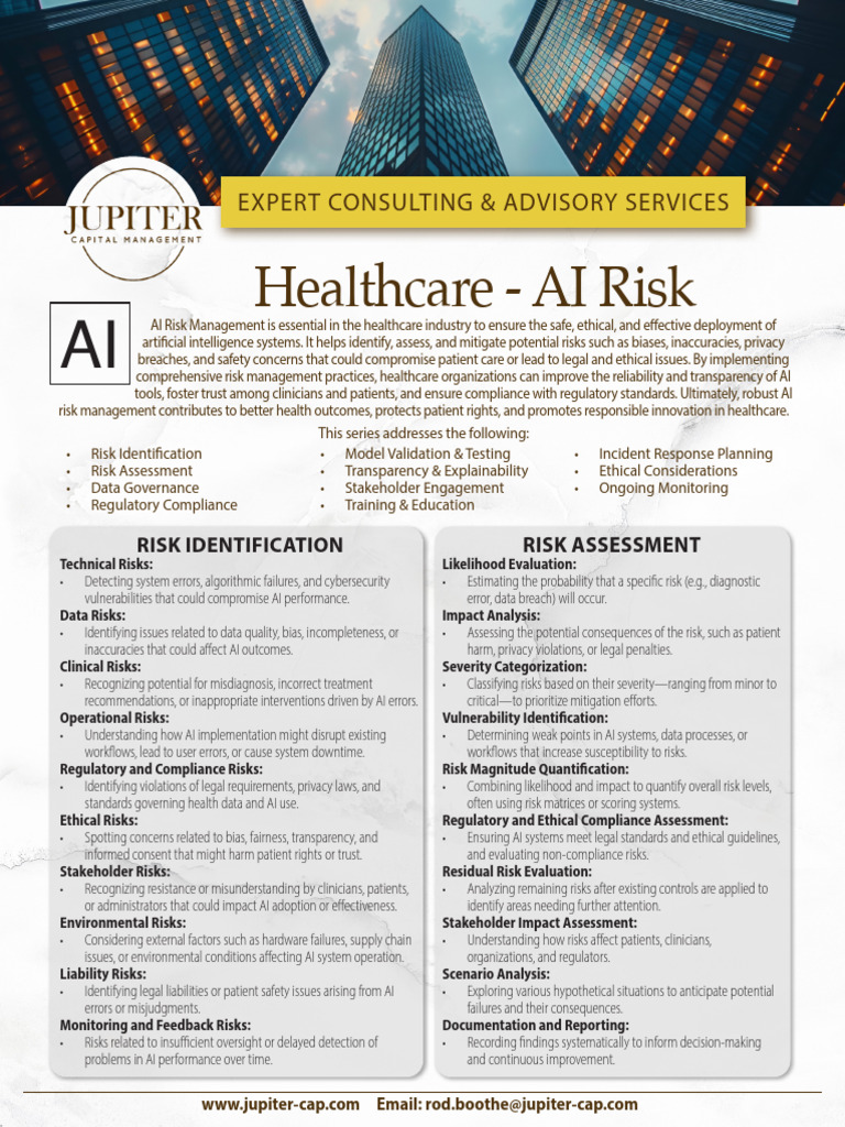 AI Risk Management in Healthcare | PDF | Artificial Intelligence ...