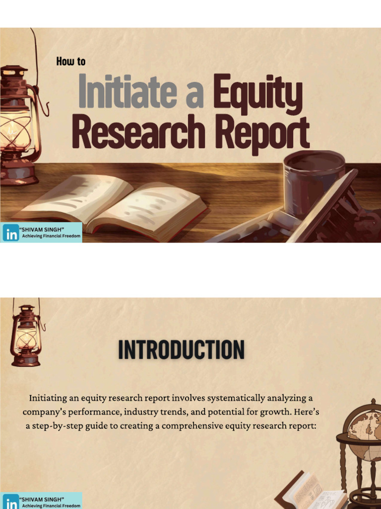 How To Equity Research Report | PDF