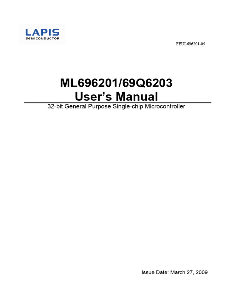 ML696201 Lapis | PDF | Dynamic Random Access Memory | Computer Data