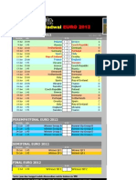 Jadwal Euro 2012 Excel 2