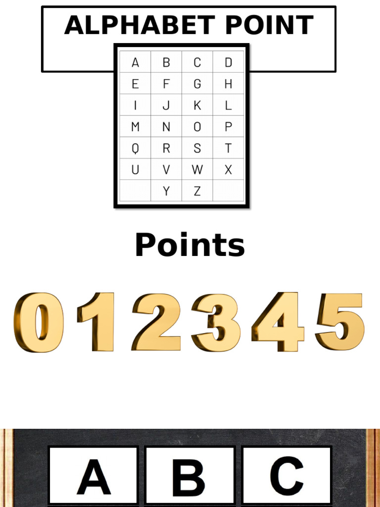 ABC point game 大文字 | PDF