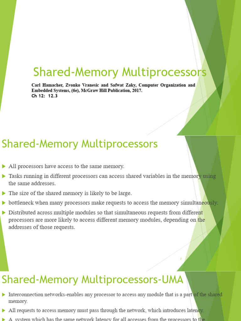 Shared-Memory Multiprocessors Overview | PDF | Cpu Cache | Cache ...