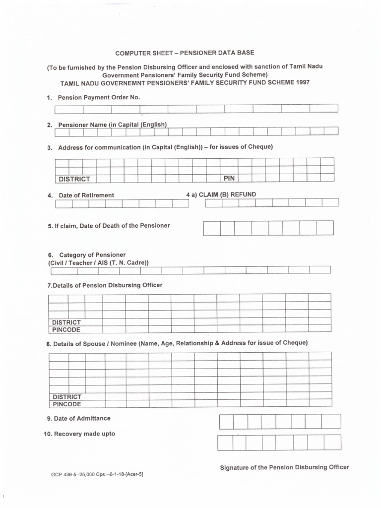 Computer Sheet | PDF