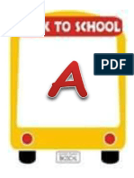 The Little Schoolbus Alphabet Cards