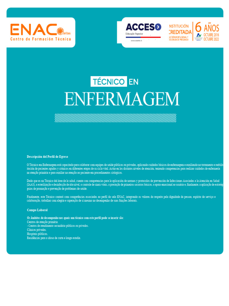Tec.-em-Enfermagem-ENAC-1 | PDF | Enfermagem | Especialidades médicas